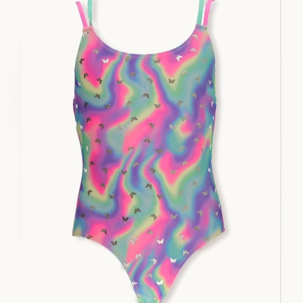 GirlSquad Girls' 1-Piece Swimsuit